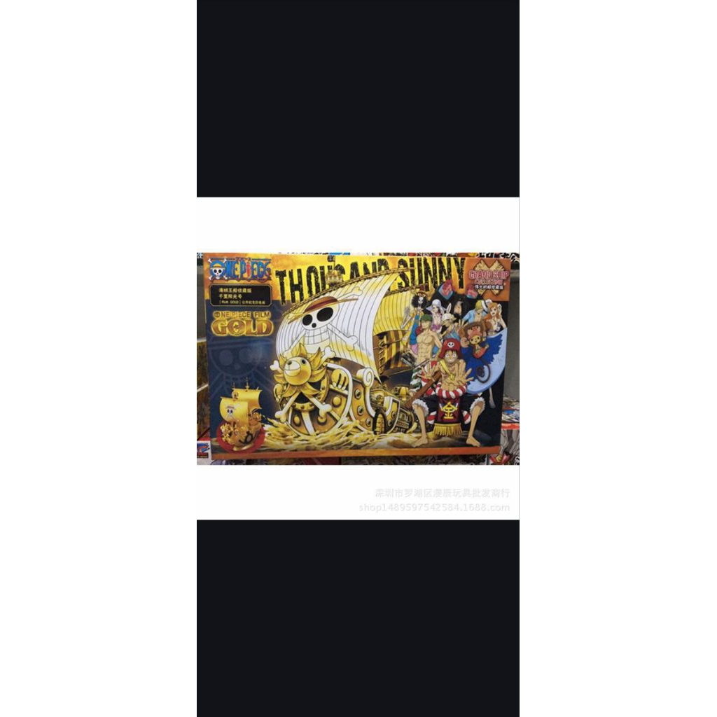 One Piece Grand Ship Collection "Gold Edition"
