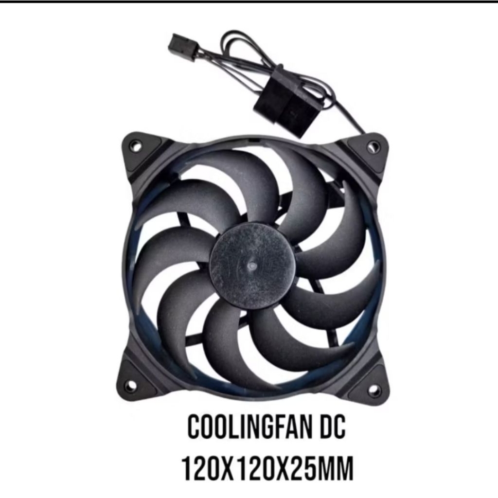 พัดลมระบายความร้อน DC-12V พัดลมระบายความร้อน 120x120x25mm