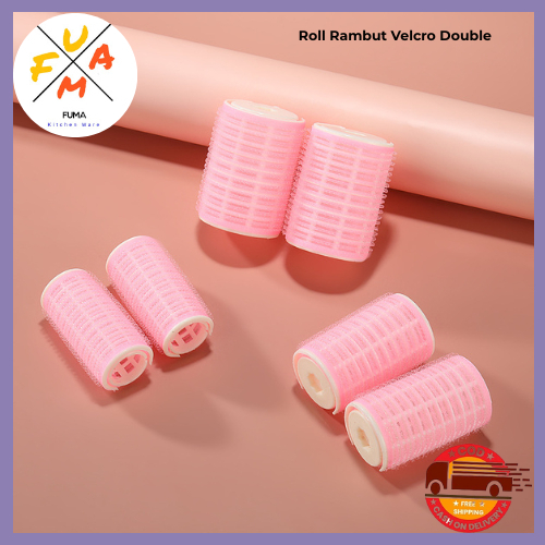 FM Hair Roller Velcro Double / Hair Roller / Hair Roll Velcro Double Hair Curler