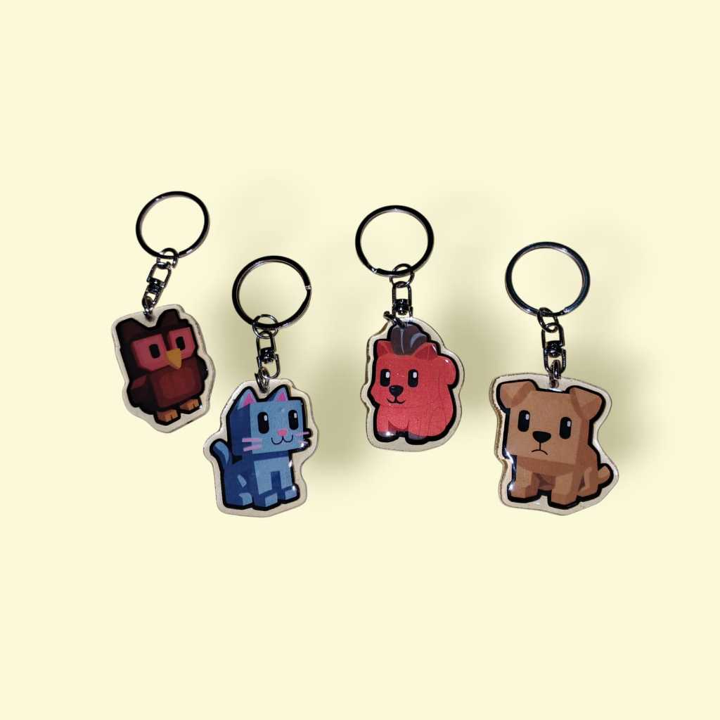 GANTUNGAN ROBLOX GROW A GARDEN พวงกุญแจอะคริลิค - สัตว์เลี้ยง