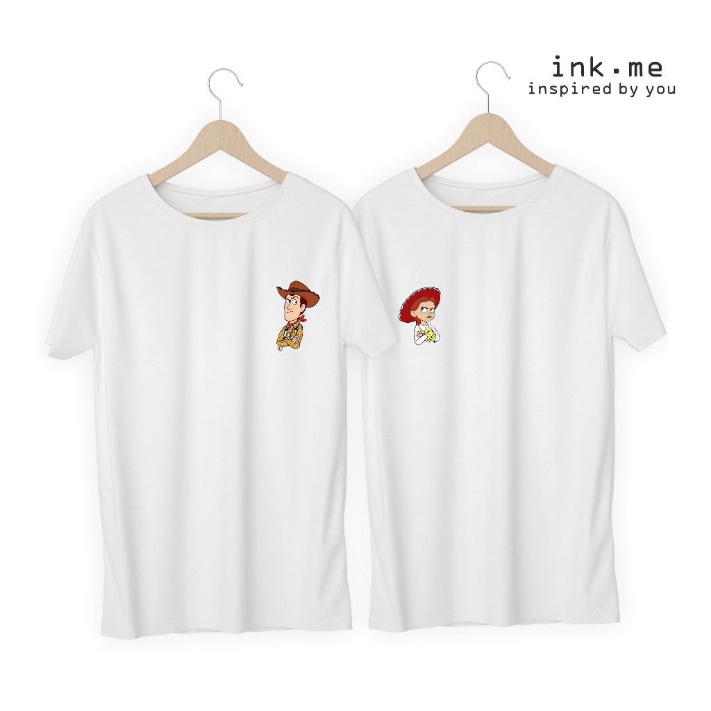 TOY STORY WOODY JESSIE โลโก้เสื้อยืด / JESSIE WOODY TSHIRT