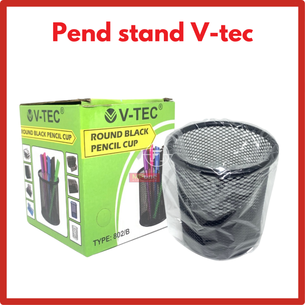 ขาตั้งปากกา V-TEC / ถ้วยดินสอ / ขาตั้ง V-tec Pend / กล่องดินสอถ้วย / ขาตั้งปากกา V-TEC แบบ 802/B