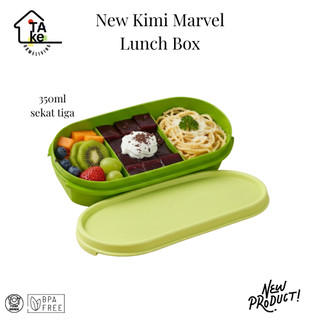Take.Homeliving Kotak Bekal Anak New Kimi Marvel Lunch Box. BPA FREE.