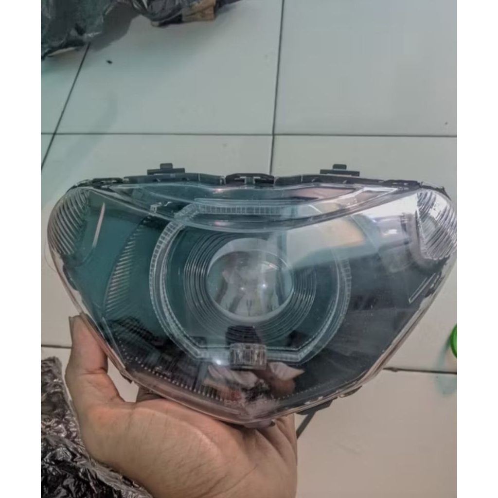 Mio New Smile Plus ฝาครอบไฟหน้าแบบบิล Ala Ala Ala Ala Ala 4.5 นิ้ว