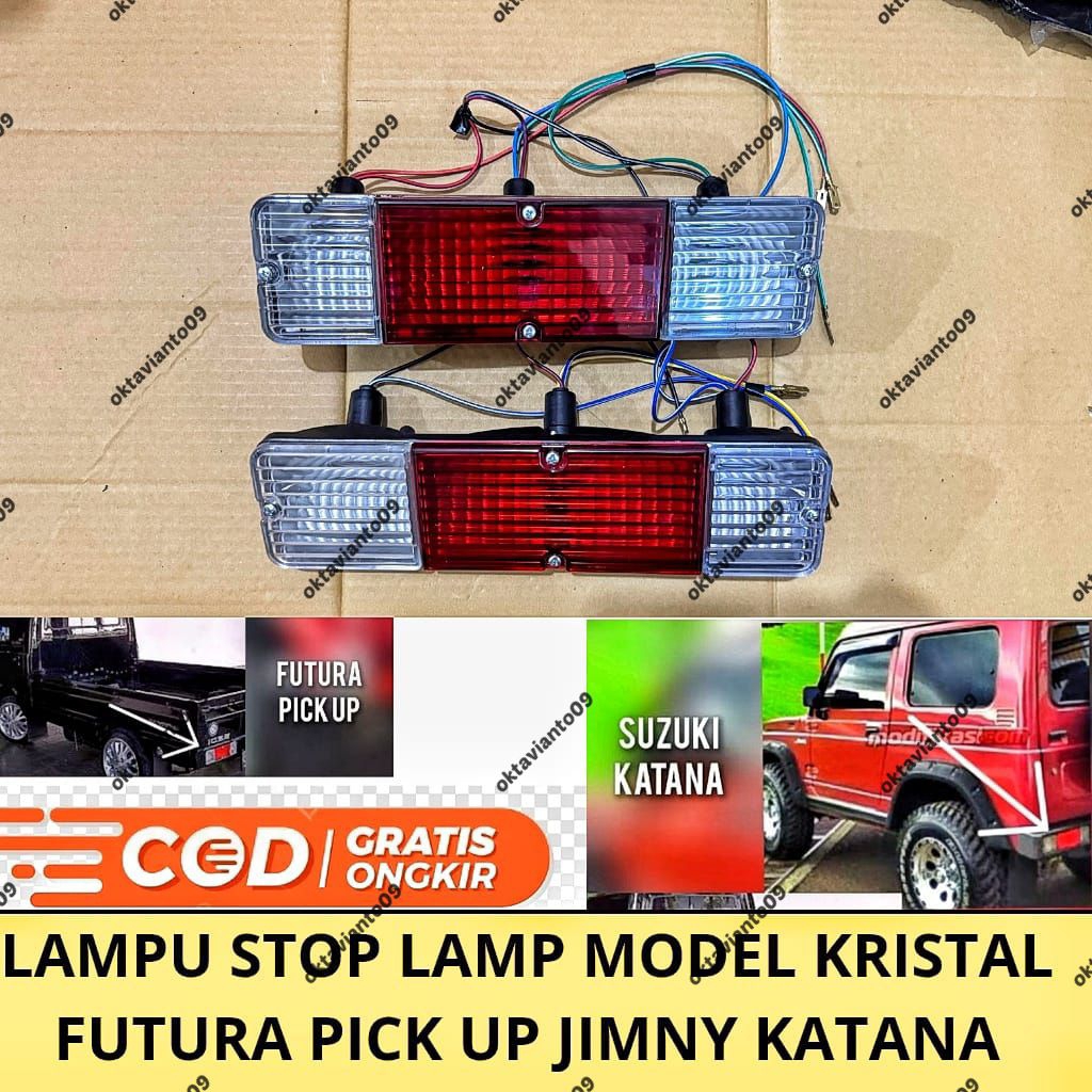 Stop Lamp คริสตัลด้านหลัง Light Jimny Katana พกพา futura Pick up