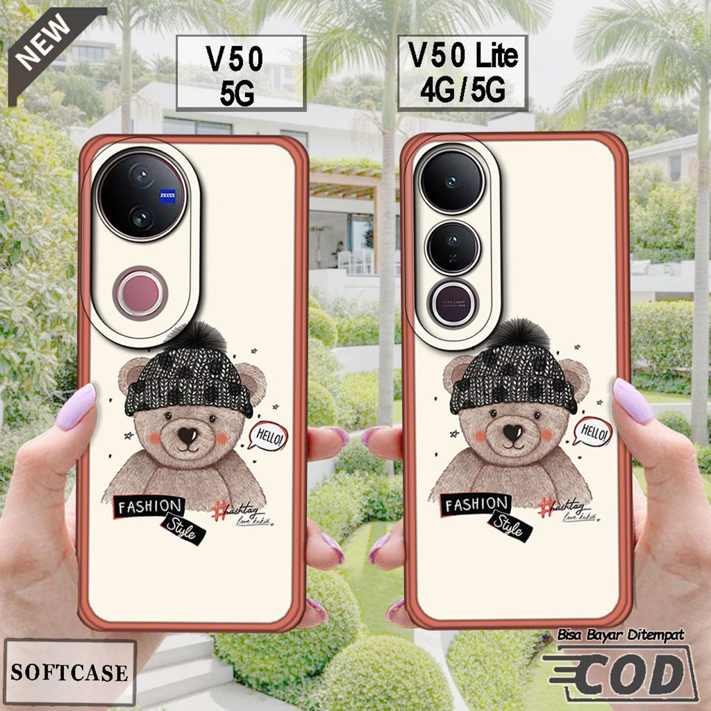 เคส VIVO V50 5G 2025 - เคส VIVO V50 LITE 4G/5G 2025 _เคสซิลิโคนสีดําใส ยืดหยุ่น ยืดหยุ่น ยืดหยุ่น ยื