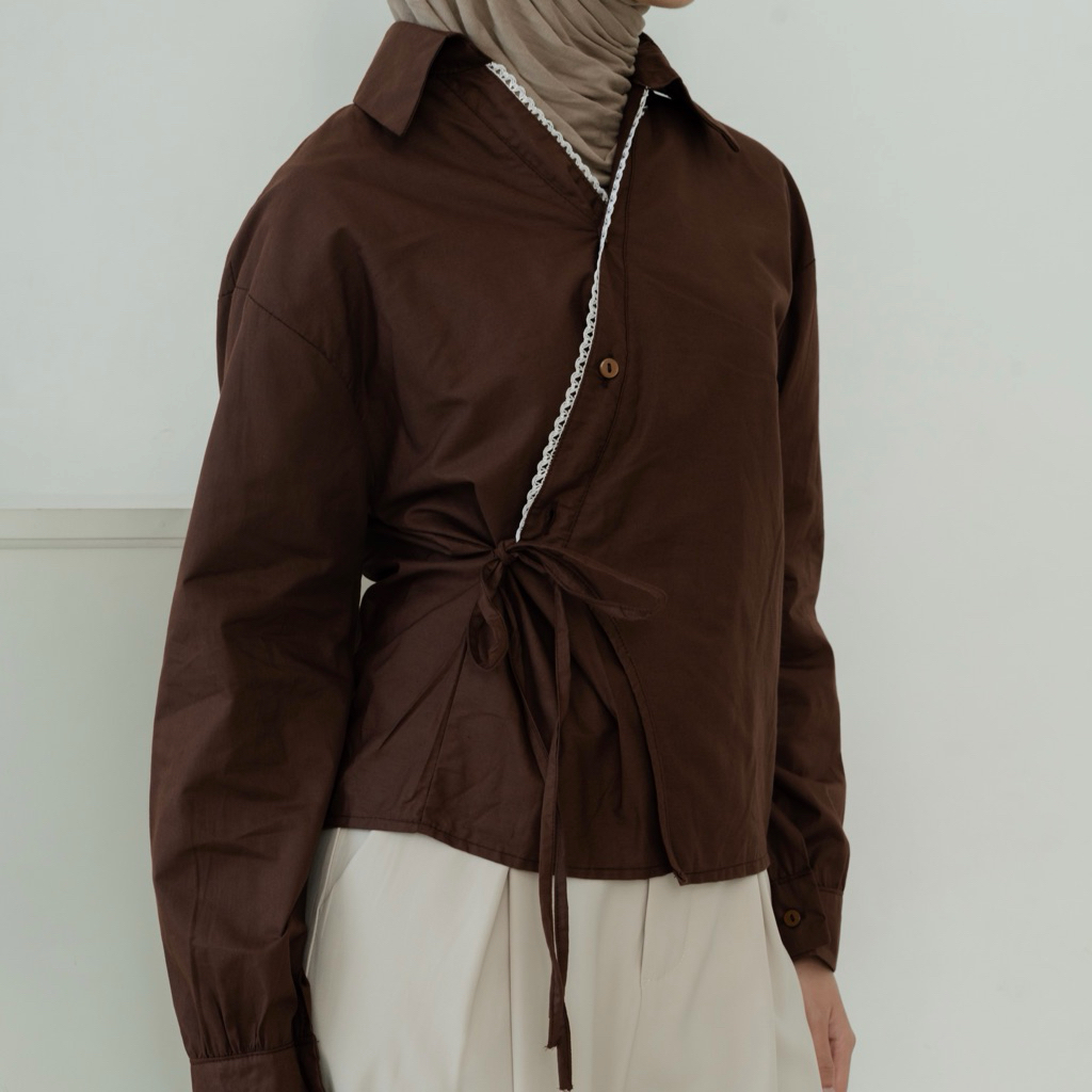 KATUN อย่างเป็นทางการ PGE | เสื้ออลาน่า | เสื้อท็อปตัวยาว | เสื้อท็อปผู้หญิง | เสื้อคอตตอน | เสื้อเบ