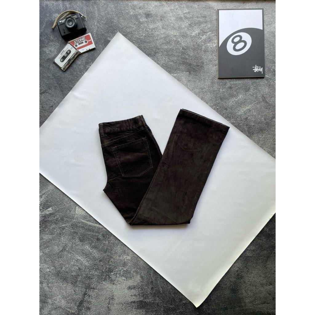 CORDUROY J CREW 33 สีน้ําตาล