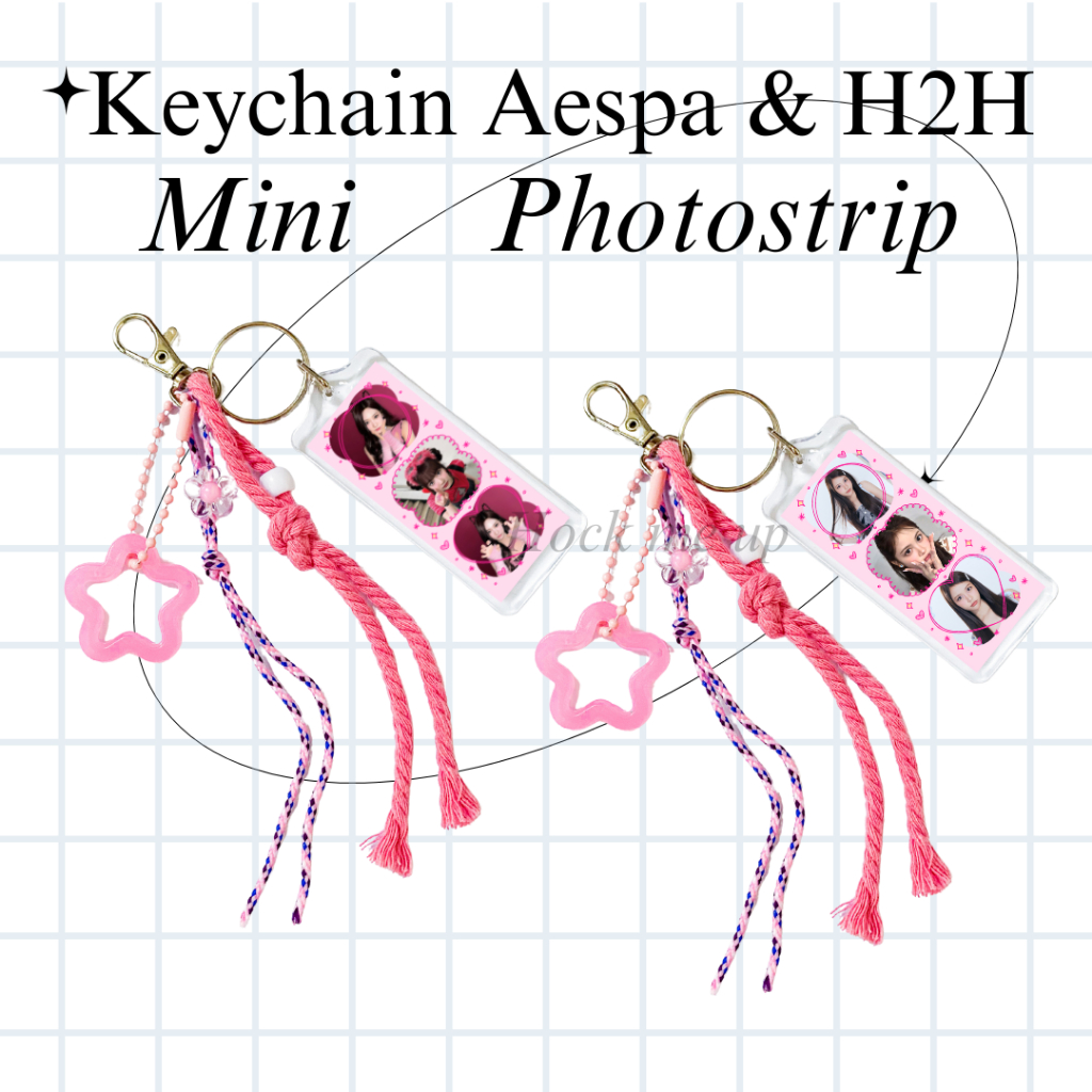 พวงกุญแจ macrame aespa heart2heart || Bagcharm charmbag macrame aespa kpop || พวงกุญแจ Heart2heart