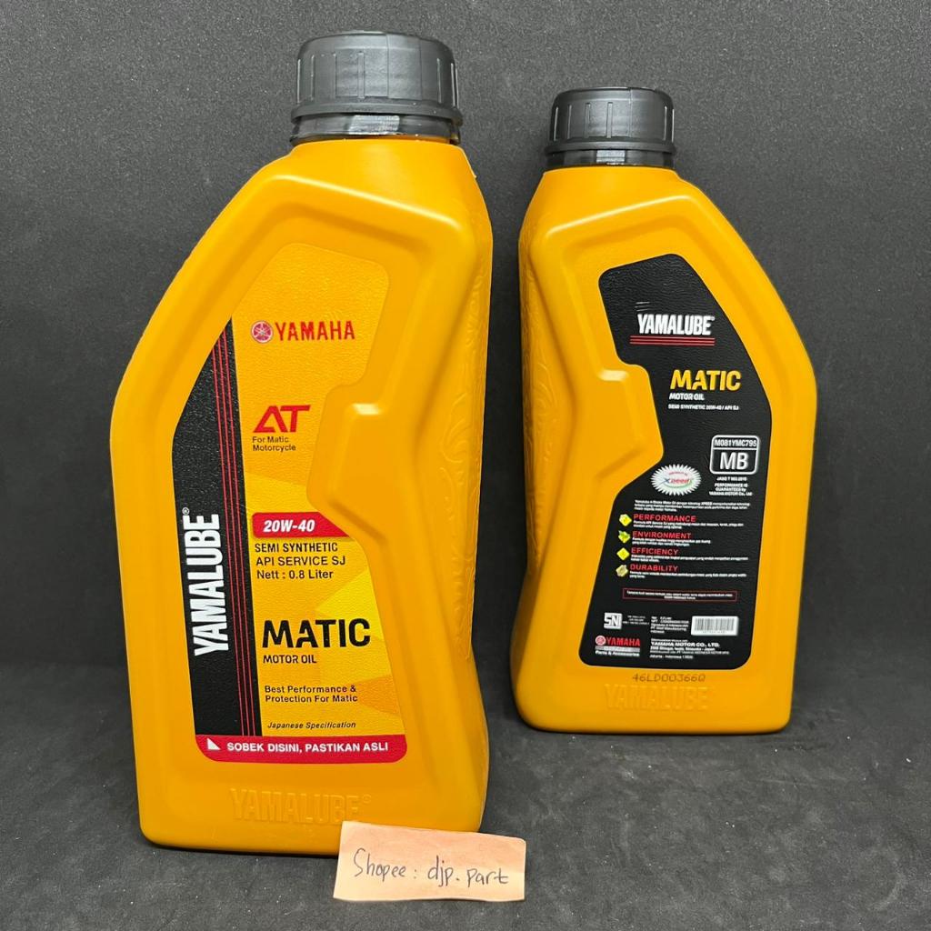 MESIN YAMALUBE MATIC OIL 0.8 L / YAMAHA MATIC MOTORCYCLE ENGINE OIL 800 ML SAE 20W-40