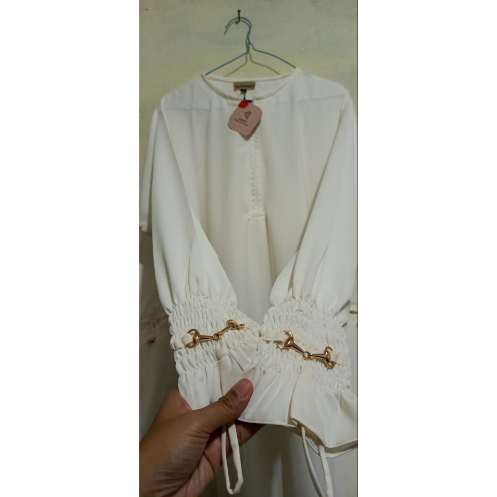 ชุด Abaya Fk Larissa Alfajar giya มุสลิม Anti Uv เกรด B