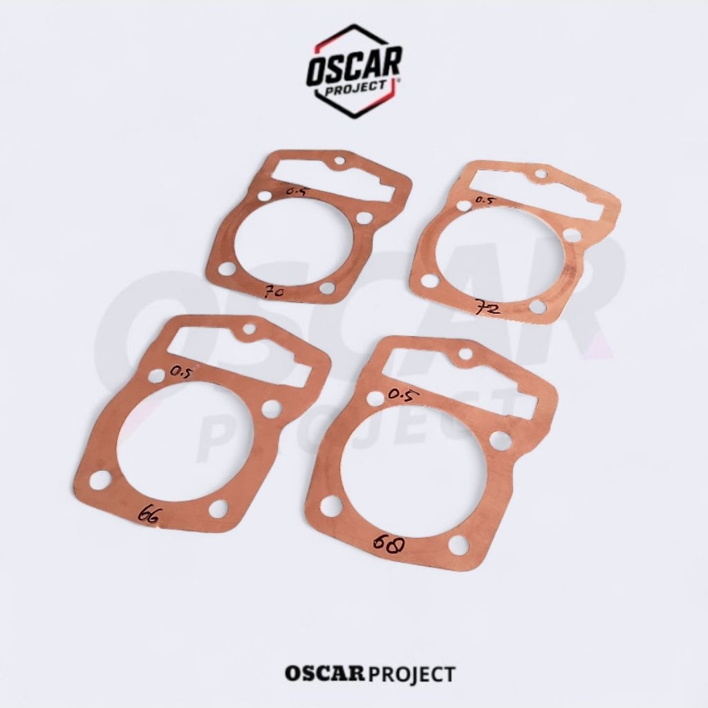 หนาบรรจุคอปทองแดงทองเหลือง (0.5) เส้นผ่านศูนย์กลาง 66,68,70,72 มม. HONDA, GL, TIGER, MEGAPRO