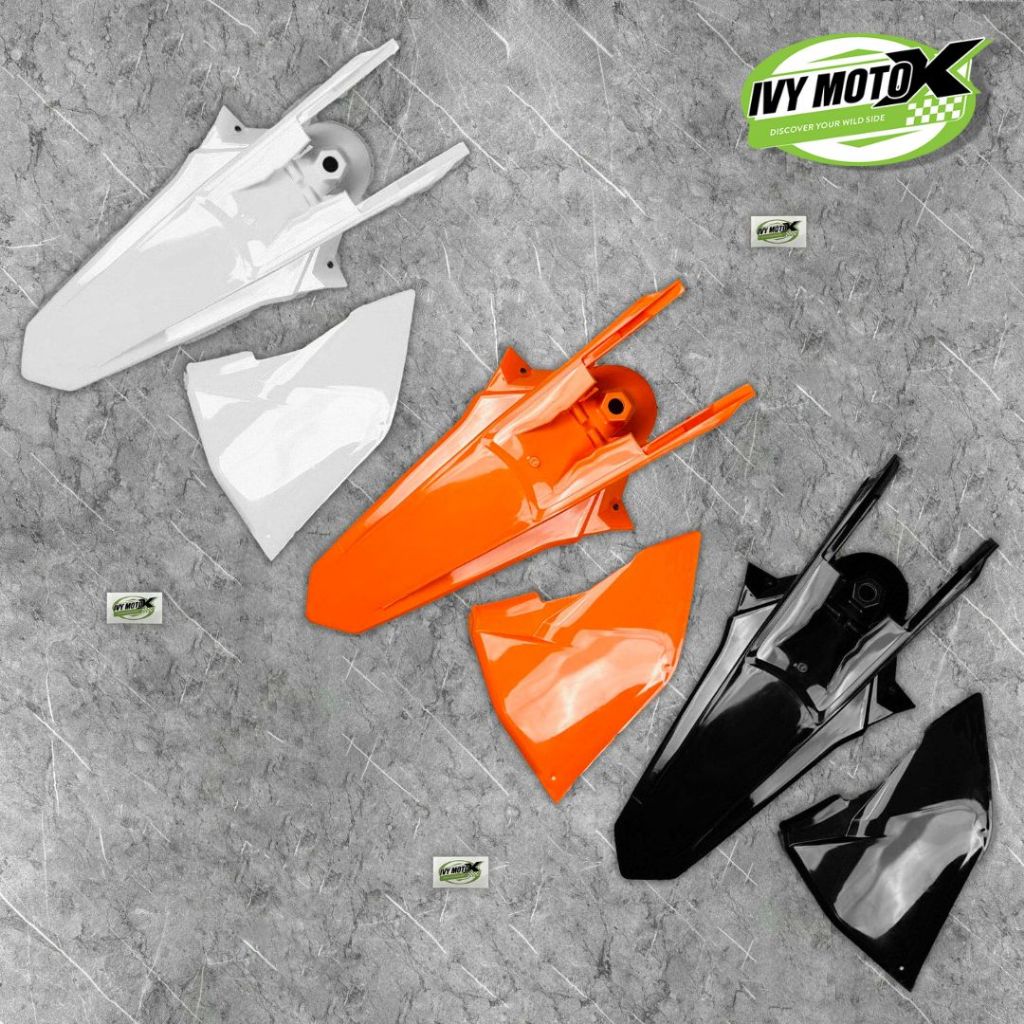 บังโคลนหลังรวมทั้งกล่องแบตเตอรี่ KTM 85 2020 บังโคลนหลัง Plus พลาสติก Accu Box Trail THOR อินโดนีเซี