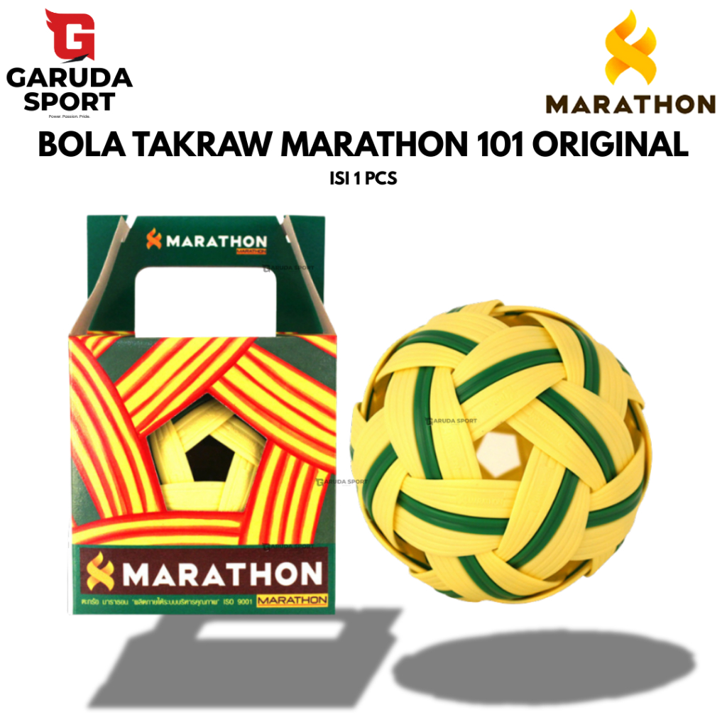 Marathon 101 ลูกตะกร้อ - ORIGINAL 101 ตะกร้อฟุตบอล MADE IN THAILAND