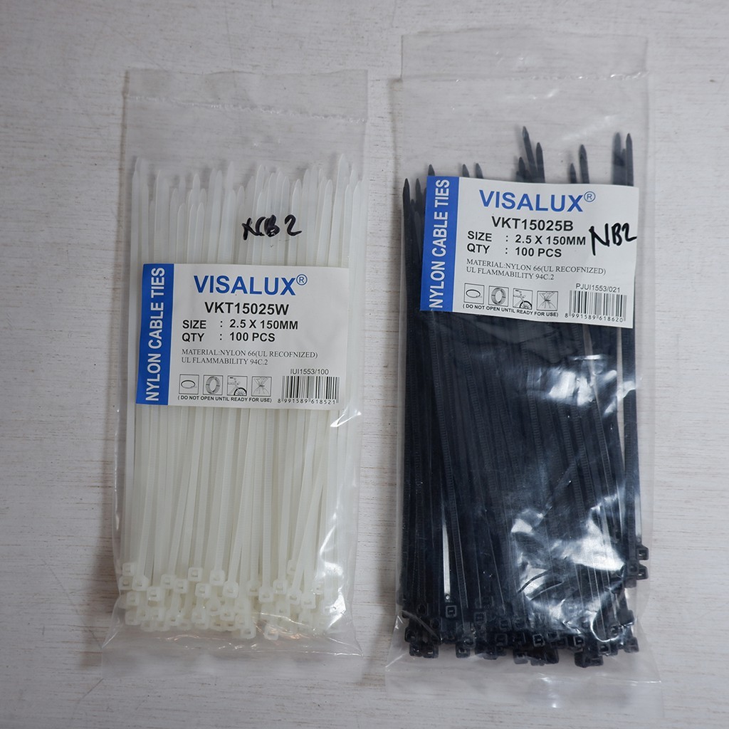 Squair Cable Ties / Cable Ties / Visalux Cable Ties 2.5 x 150 mm