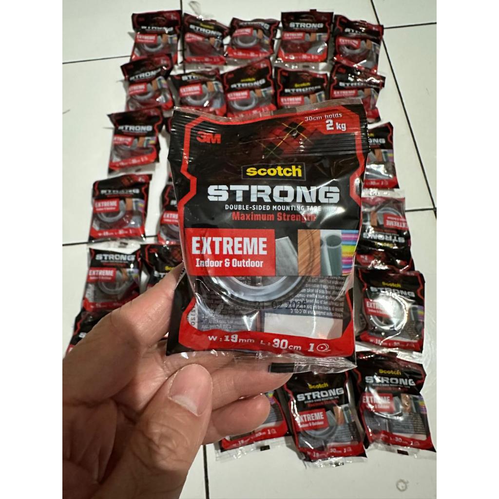 3M Scotch Extreme Mounting Tape 414-T19 19 มม.X 30 ซม. เทปคู่กลางแจ้งในร่ม