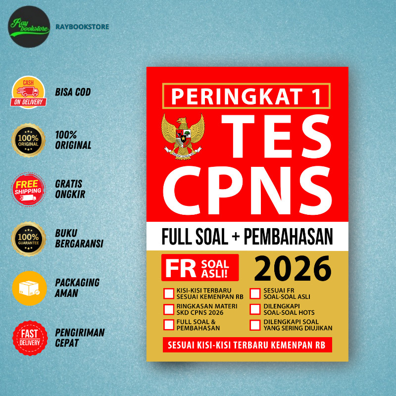 หนังสือทดสอบ Rank 1 CPNS 2026 - สื่อ Eduka