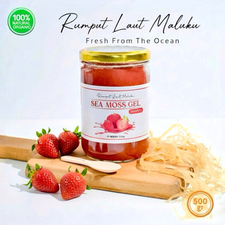 500gr SEA MOSS GEL STRAWBERRY ( seamoss gel )