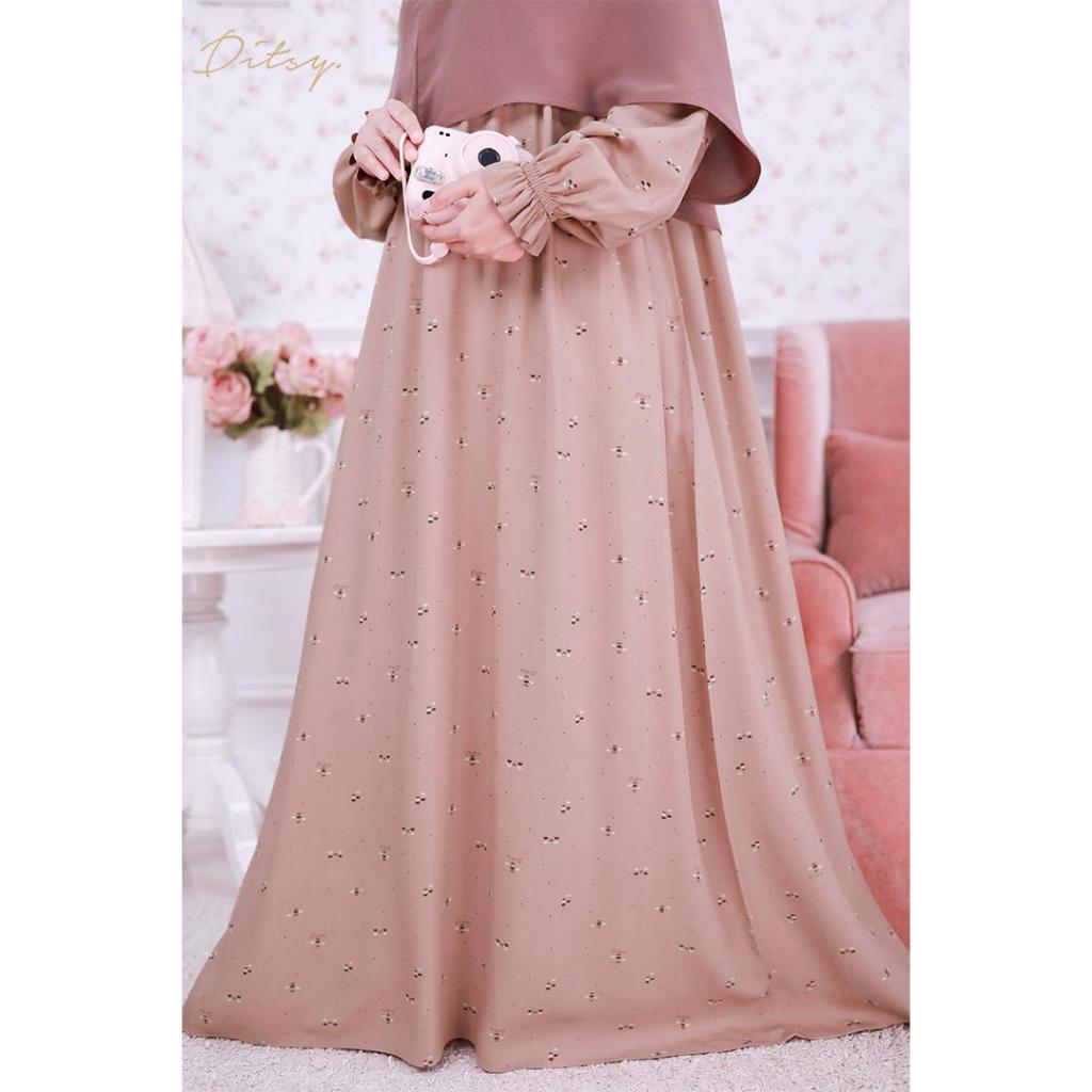 NILOU PASTEL PEACH NIGHTGOWN