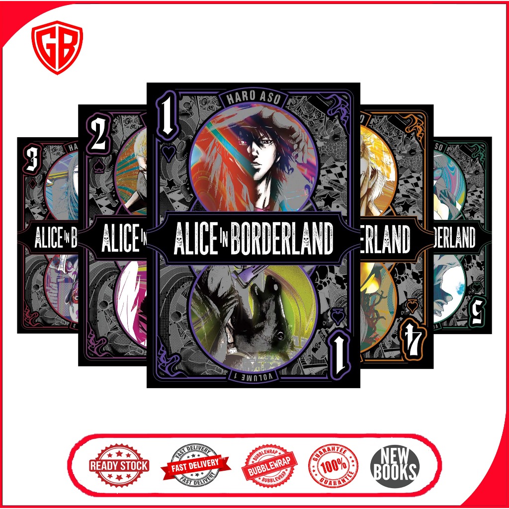 Alice in Borderland manga, 9 Book Series by Haro Aso (English)