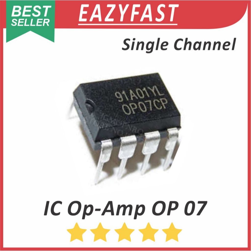 IC Op Amp OP07 OP 07 CN CP DIP ทรานซิสเตอร์ชิป OP07CP OP07CN เครื่องขยายเสียง Ampli OpAmp