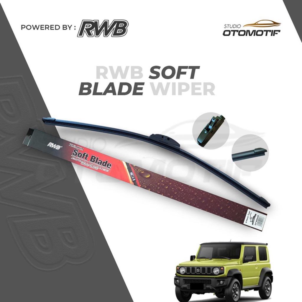 RWB S52 WIPER Jimny Gen4 JB64W 2018-2025 SOFT FRAMELESS WINDSHIELD CAR