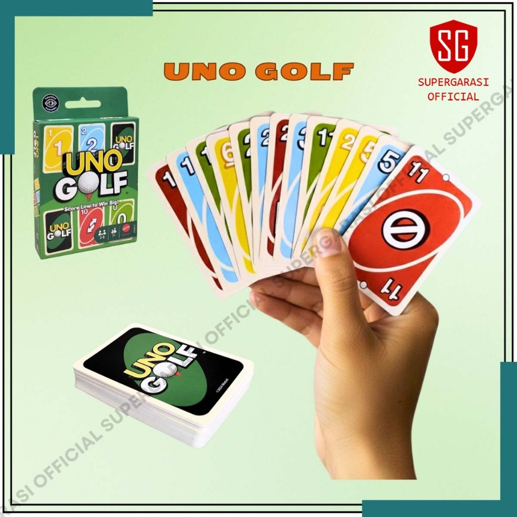 Uno Golf Card Mattel Card