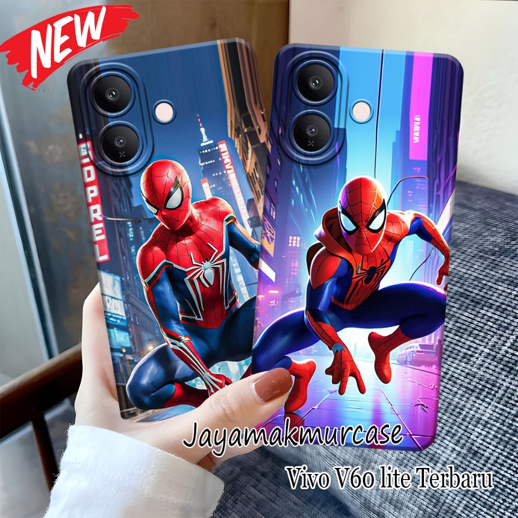 เคสสําหรับ VIVO V60 LITE - เคส VIVO V40 LITE - เคส VIVO V50 LITE Spiderman Motif ล่าสุด - เคส Vivo [