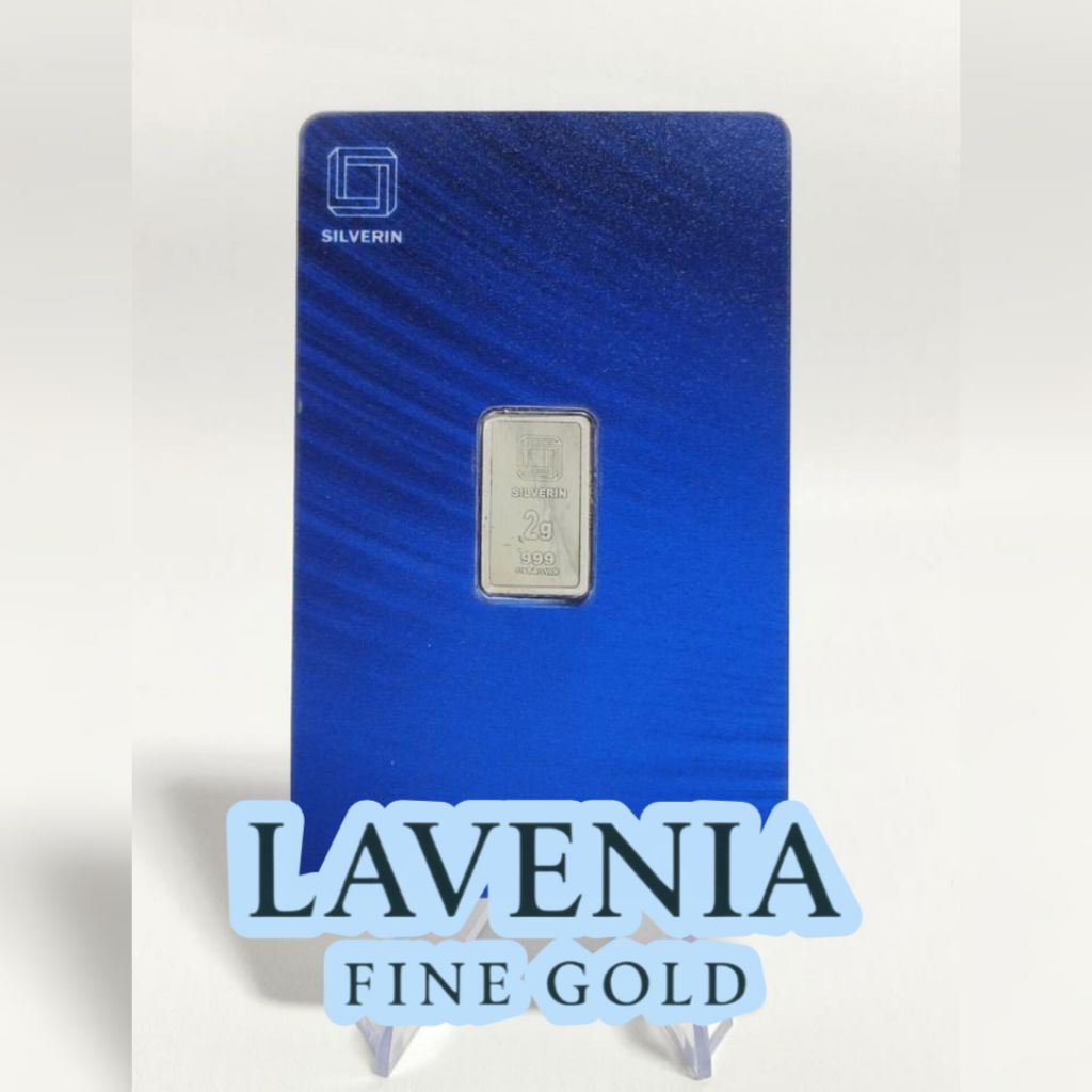 Microsilver Silver Bar 2 กรัม Silverin Fine Silver Bar 99.9% โดย Emasin