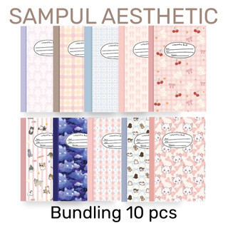 Sampul Buku Aesthetic Coquette Waterproof BigBoss Campus Sidu ALLSIZE Buku Besar Kecil