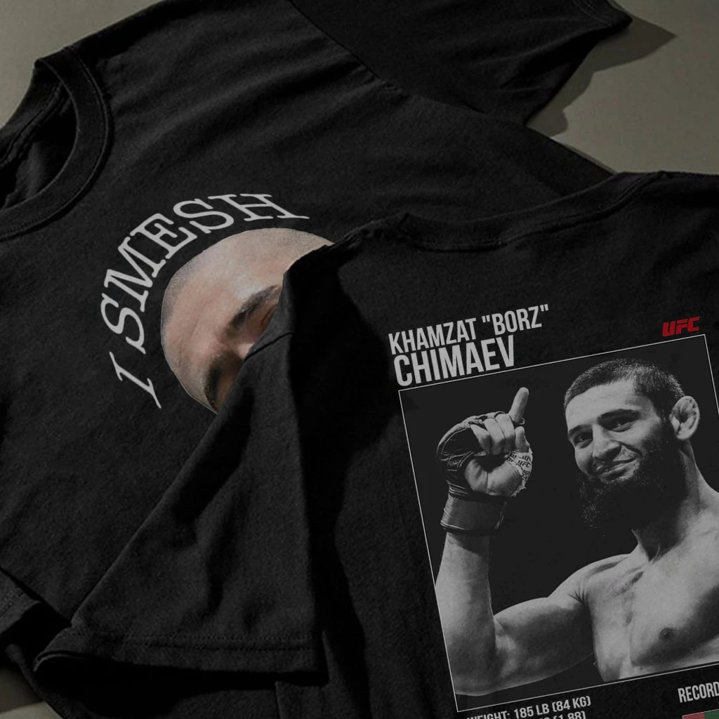KATUN UFC Wordzat Chimaev Vintage T-Shirt Premium 24s Combed Cotton Shirt | ไม่จํากัดเพศ ไม่จํากัดเพ