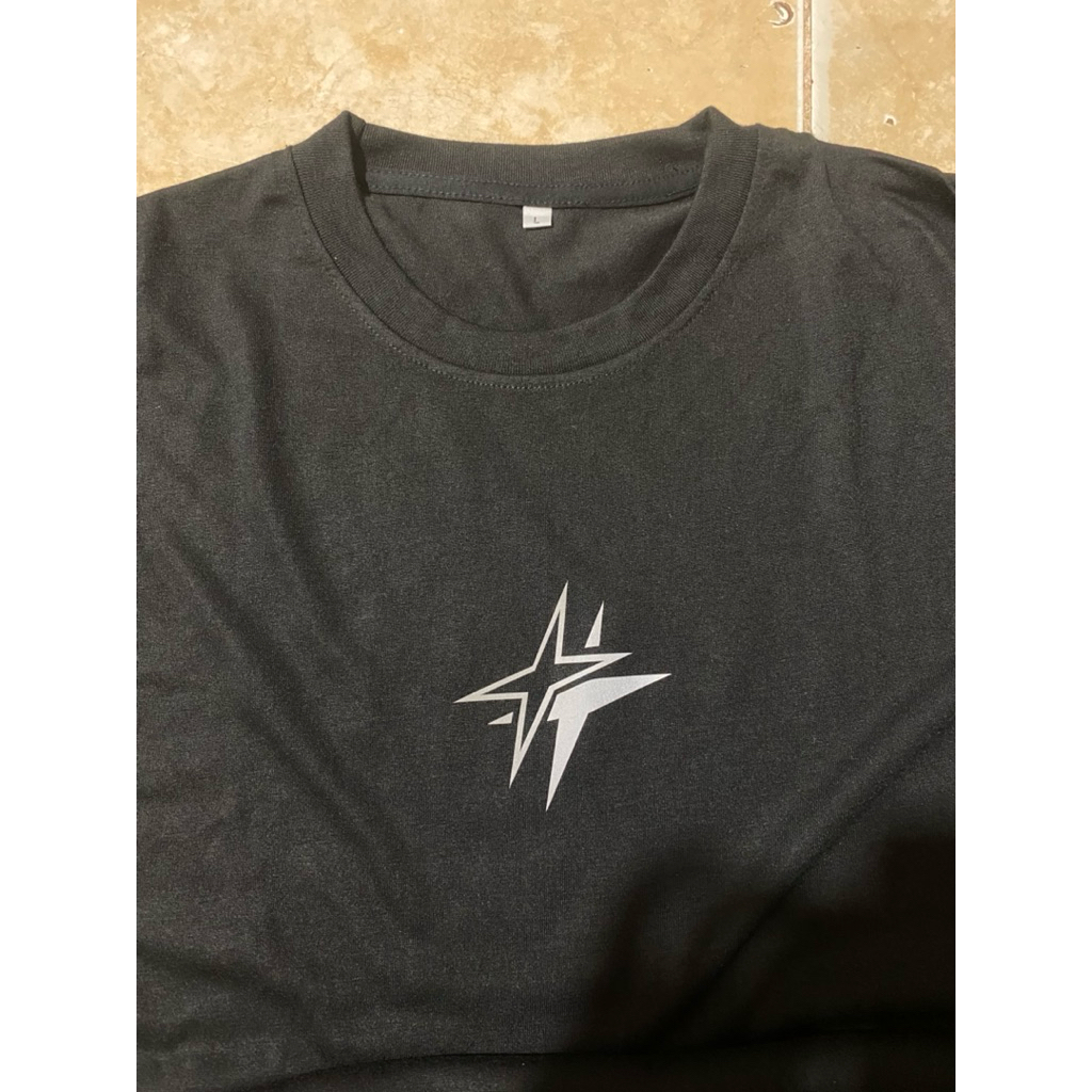 เสื้อยืด BLACK SCREEN-PRINTED