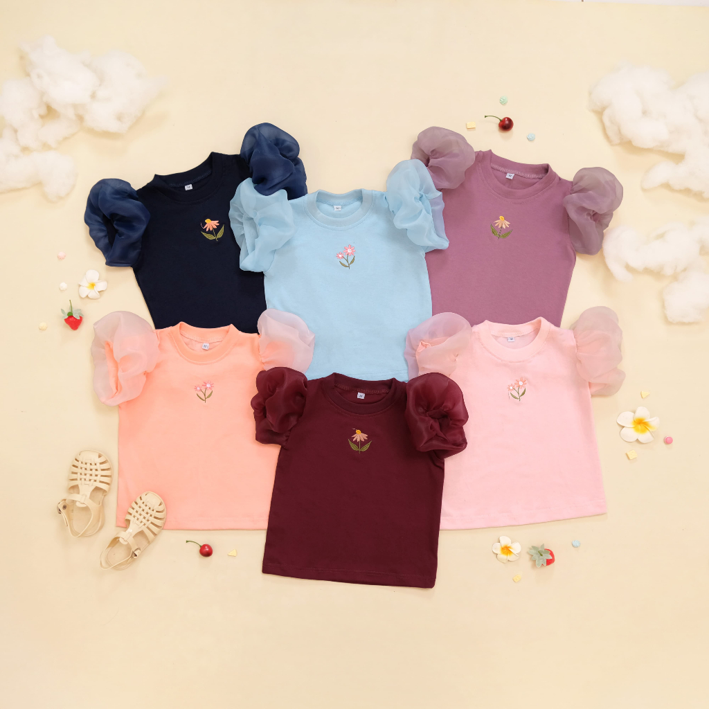 KARIN TOP เสื้อลําลองสําหรับเด็กผู้หญิงอายุ 1-5 ปี ZELLO