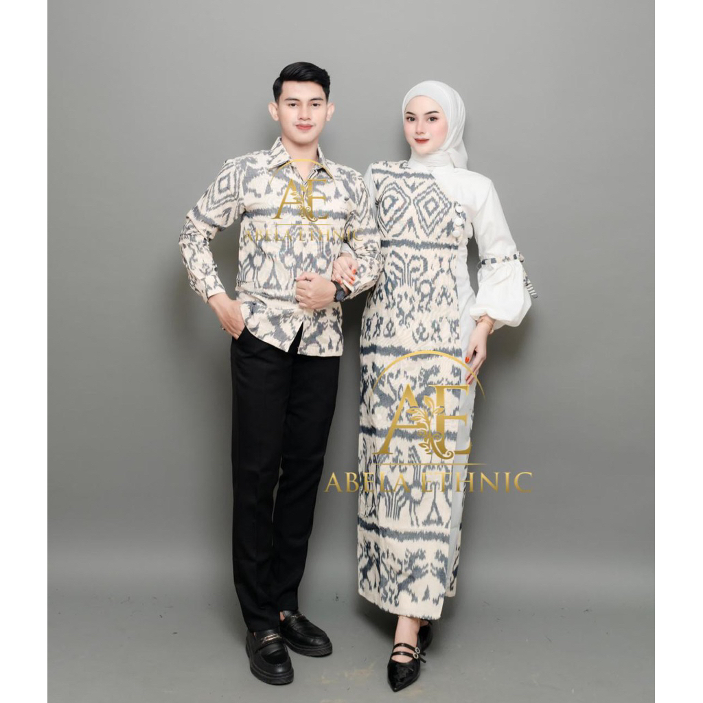 ABELA - ADELIA WHITE NTT COUPLE WOVEN CLOTHES - COUPLE WOVEN CLOTHES - COUPLE WOVEN CLOTHES สําหรับ 