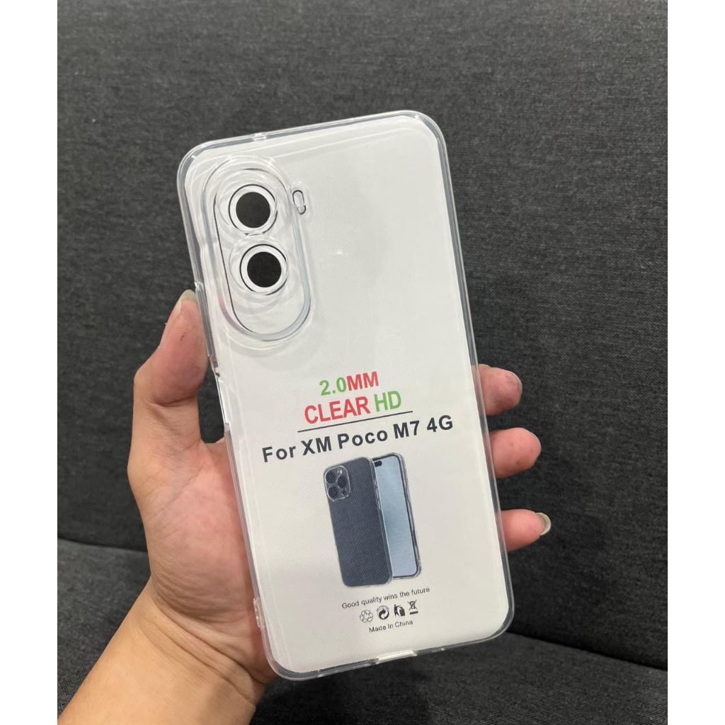เคสนิ่มสําหรับ POCO M7 4G Soft Case Clear HD Tpu Transparent Bening Premium - Fids Store