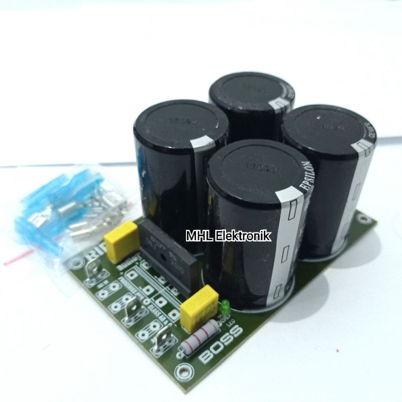 ORIGINAL PLUS Original Elco Epsilon 10000uF 63V 4 PSU Kit Plus Pcb Skun