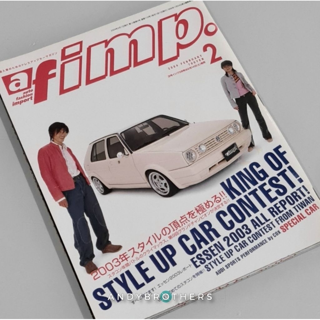 ตลาดในประเทศญี่ปุ่น JDM Euro Cars Automotive Catalog Book / Magazine - af IMP - ต้นฉบับ