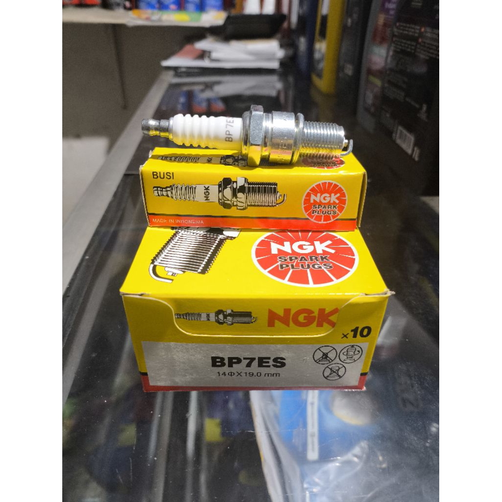 หัวเทียน NGK BP7ES Satria 2T Ninja RGR RZR RXZ Binter TS 125 ดั้งเดิม