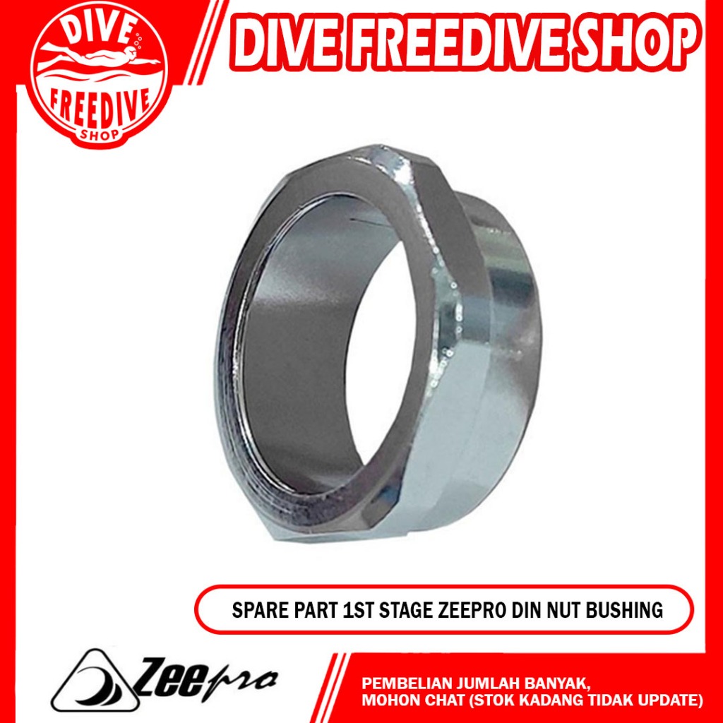 อะไหล่ 1st Stage Zeepro XTone Din Nut Bushing อุปกรณ์เสริมอะไหล่หัวตัวควบคุมดําน้ําดําน้ําดําน้ําดํา
