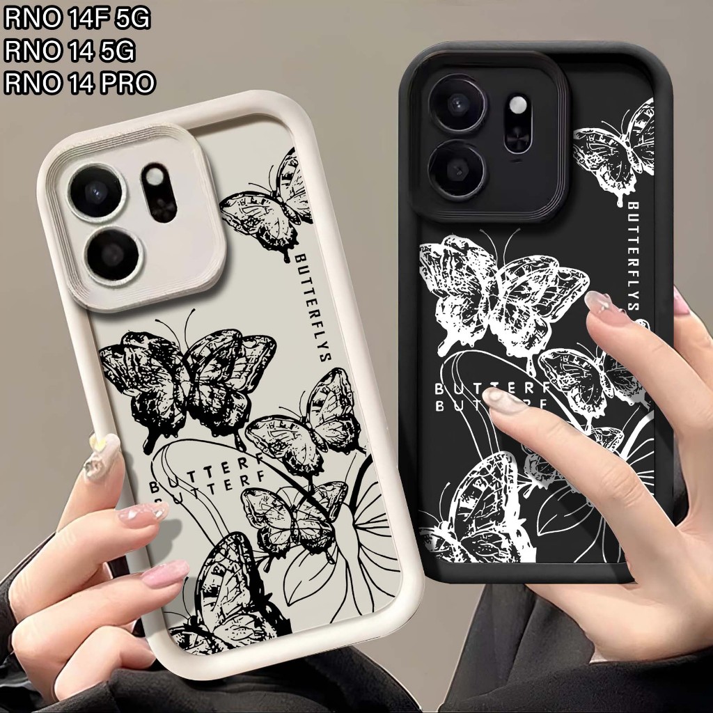 Softcase นูน Oppo Reno 14F 5G เคสยาง - เคส Hp Oppo Reno 14F 5G - Softcase Pro Camera Oppo Reno 14F 5