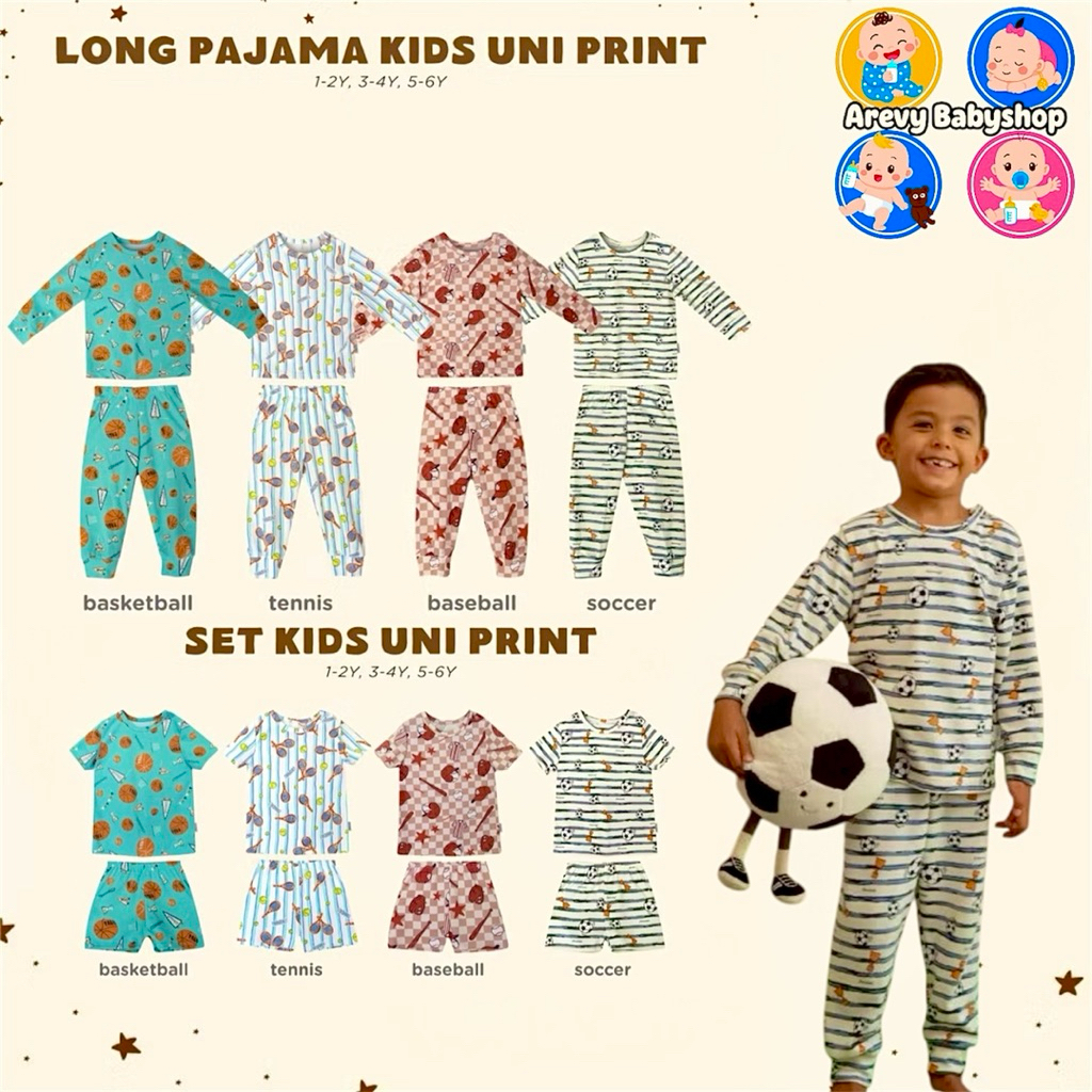 Pannadaily - Panna Set Boy Short Long Suit Boys Long Basic Pyjamas 0-6 ปี