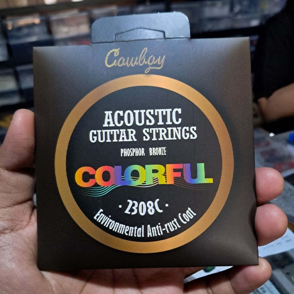 COWBOY ACOUSTIC GUITAR STRINGS COLORFUL GUITAR STRINGS