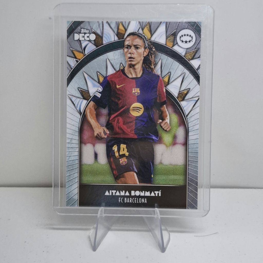 การ์ดฟุตบอล Topps Deco Aitana Bonmati Barcelona Femenni