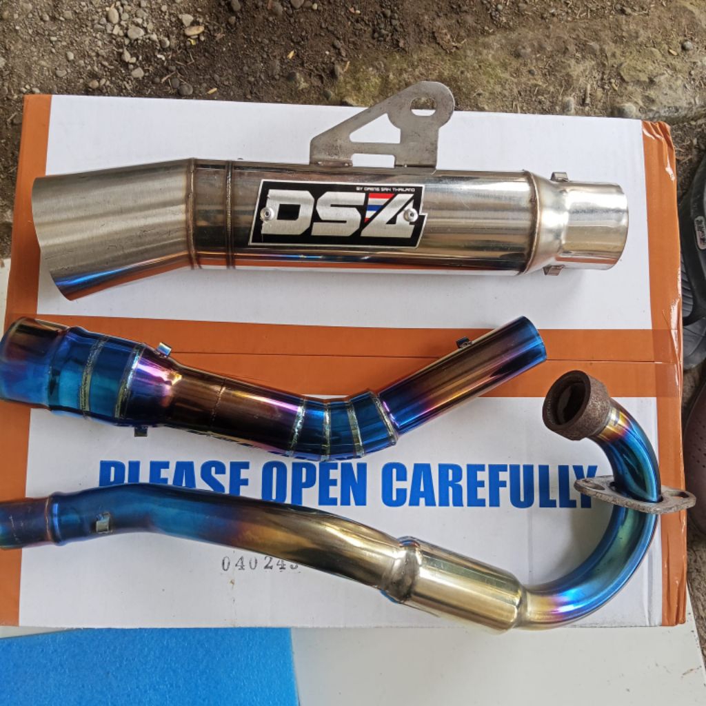 EXHAUST DS4 51 มม. สําหรับ xr 200 KLX 150 wr 155 นักประกอบการ