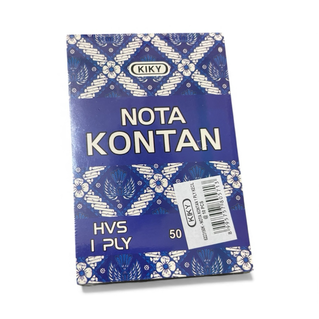 [ แพ็ค / 10 เล่ม ] KIKY CASH NOTES 1 PLY & KIKY CASH NOTES 2 PLY SMALL