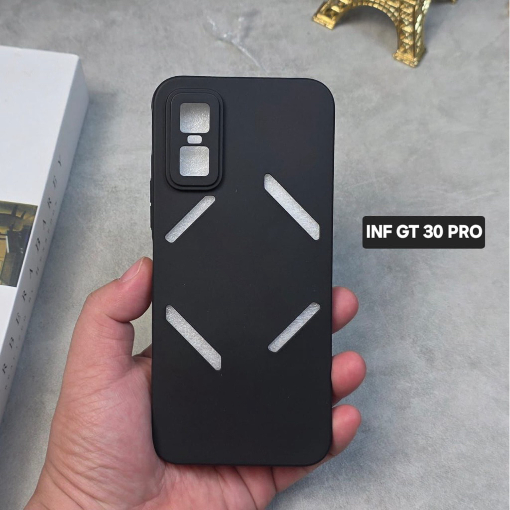 INFINIX GT30PRO / GT 30PRO / GT 30 PRO - PREMIUM SLIM MATT SILICONE (สีดํา)