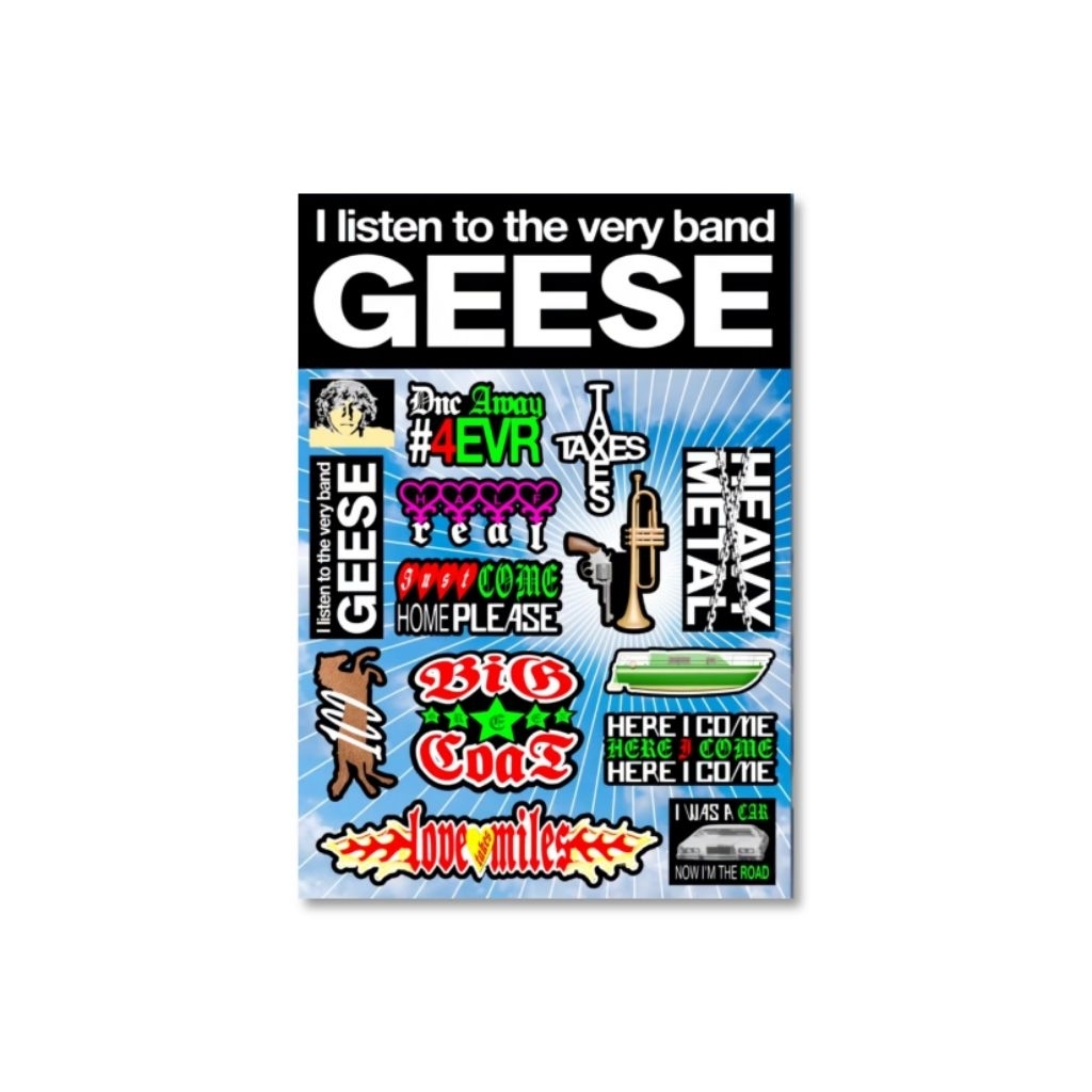Geese Band Sticker Pack A5