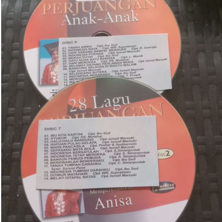 VCD Original Music 28 Struggle เพลงเด็ก - Anisa Vol 1 และ 2