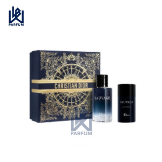 Parfum Dior Sauvage EDT For Men 100Ml + Deodorant Stick 75Ml