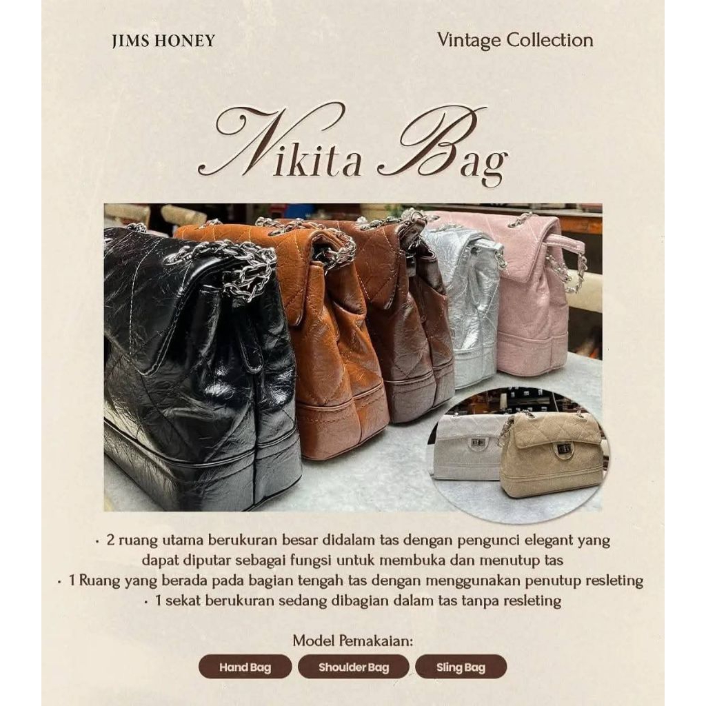 กระเป๋า JIMS HONEY NIKITA - กระเป๋า NIKITA